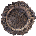 Atena Plato Base Negro c/Dorado 13in (33cm)