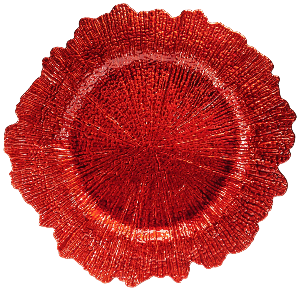 [VT3706R] Atena Plato Base Rojo 13in (33cm)
