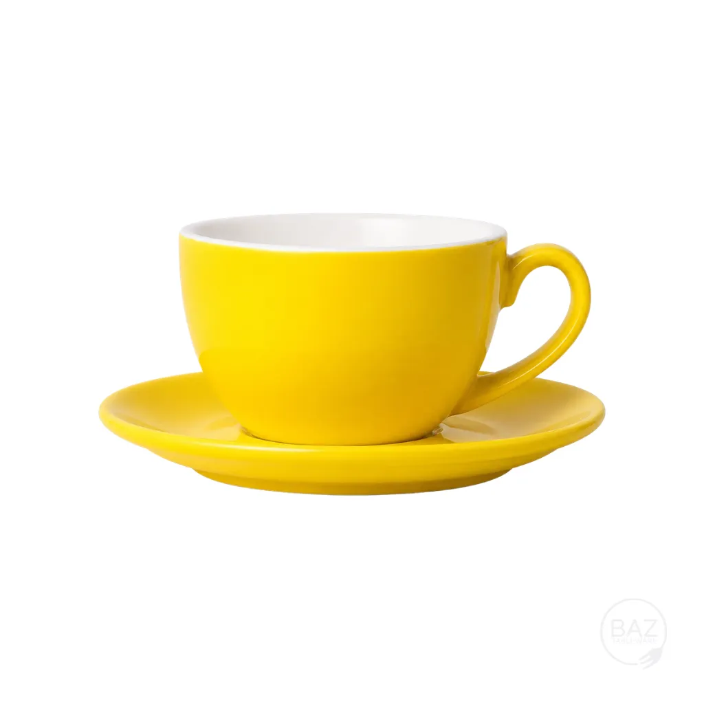 [MUG001Y] Barista Capuccino Cup Yellow Brillante 7.5oz (220ml)