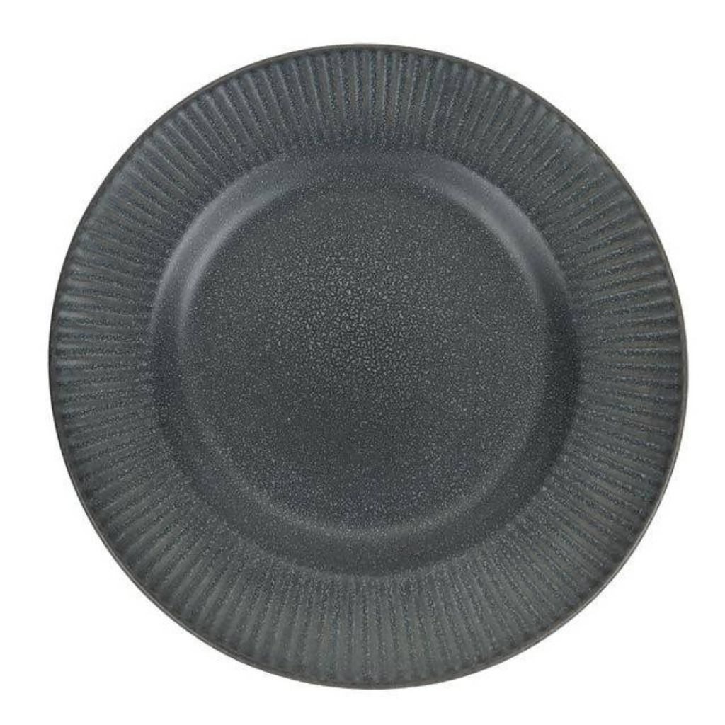 [SZL0791GRAY] Basalt Plate 11in (28cm)