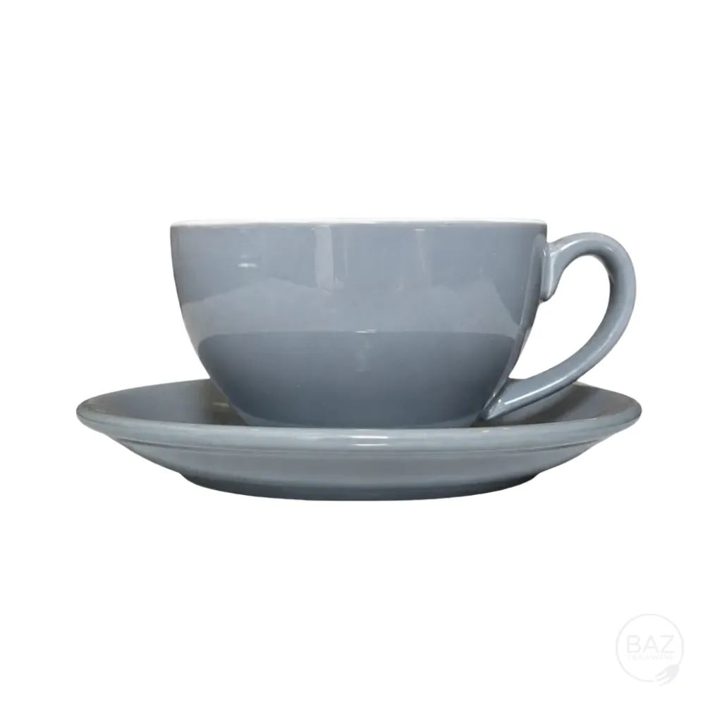 [MUG001G] Barista Capuccino Cup Gray 7.5oz (220ml)