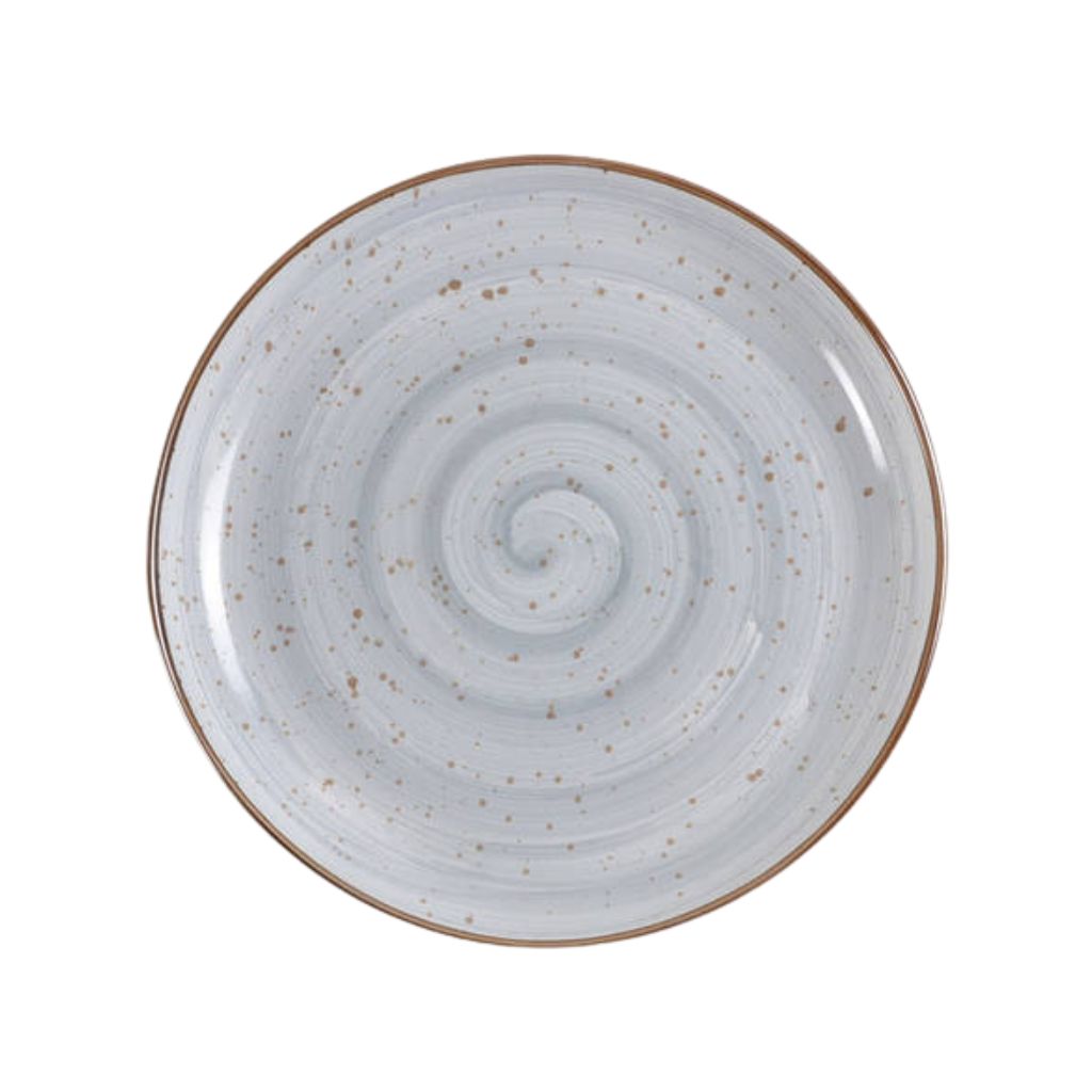 [SZL1902BL] Calabria Plate Blue 8.5in (22cm)