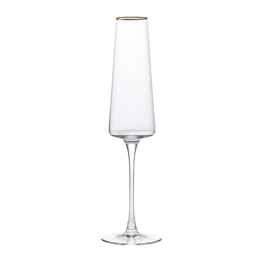 Deyra Copa Flauta Filo Oro 7.5oz (225ml)