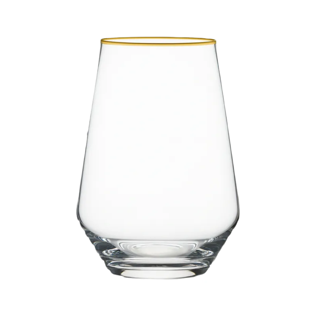[VT3312] Deyra Vaso Stemless Filo Oro 18.5oz (550ml)