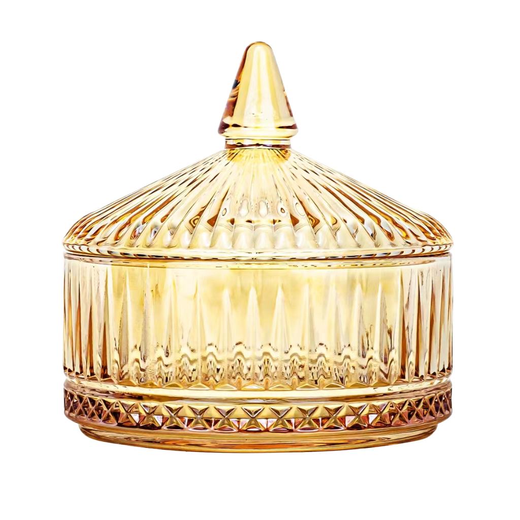 [VT1140] Elysa Bombonera Grande Ambar Luster 17.5oz (525ml)