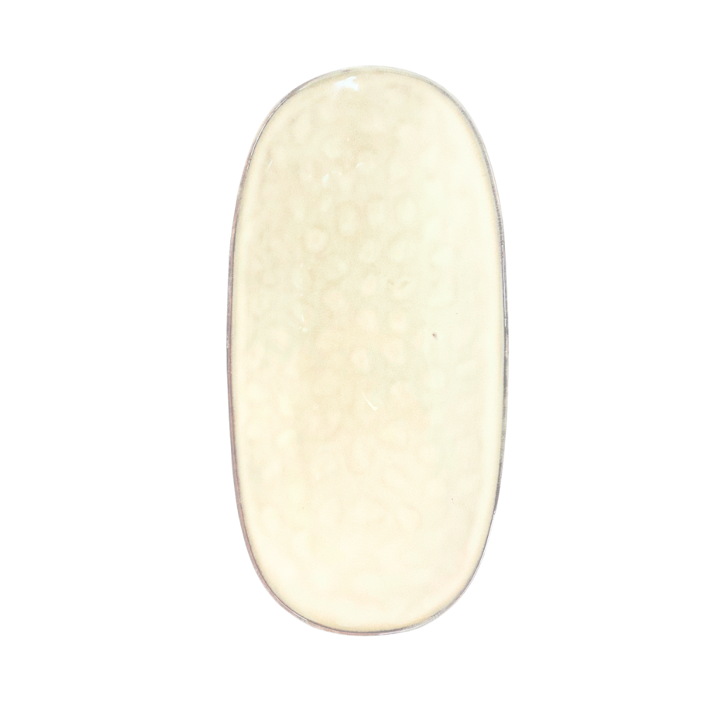 [SZL23178O] Fiji Oblong Plate Nude 10.25X5in (26X13cm)