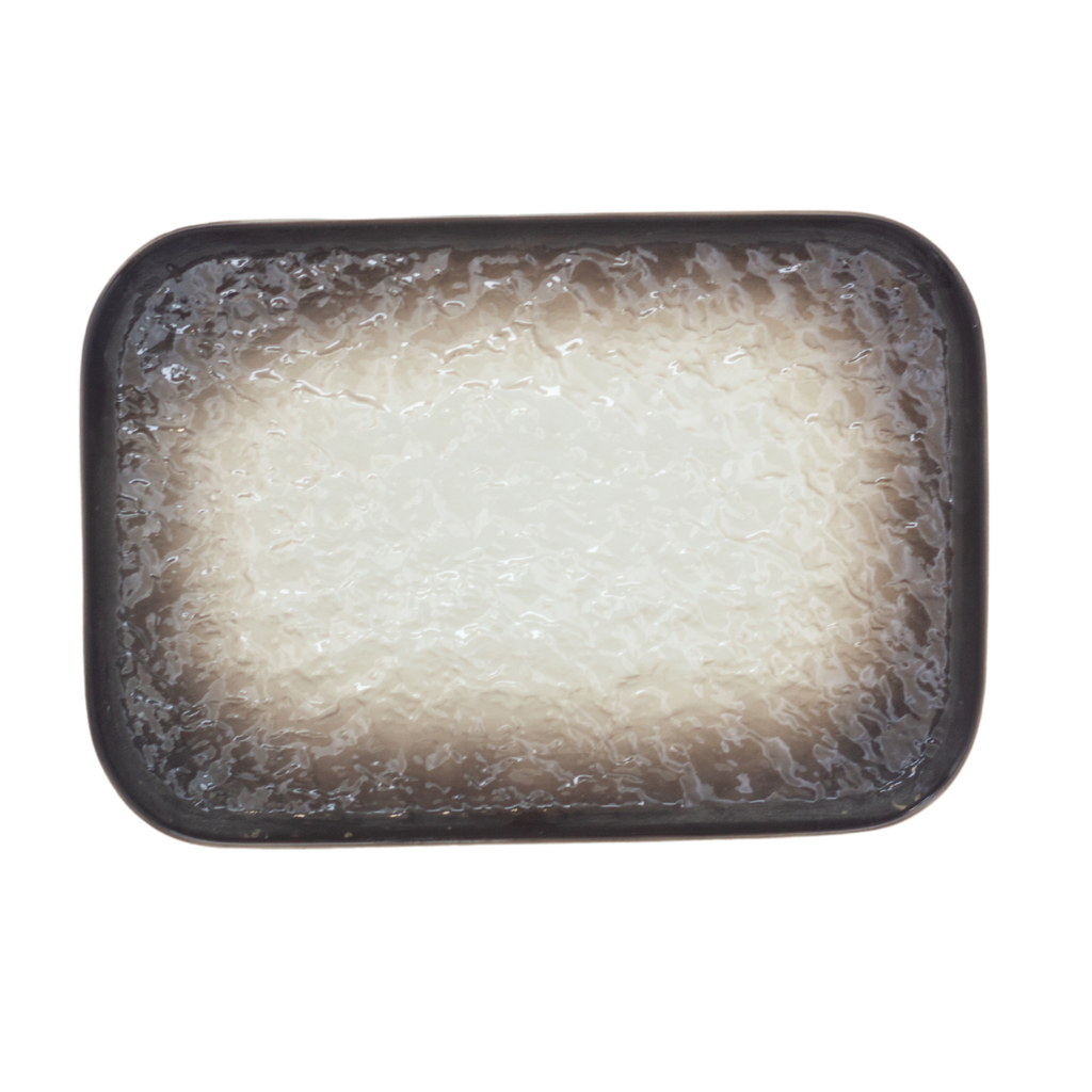 [H3925BR] Flow Rectangular Plate Brown 10.25in (26 X 18cm)