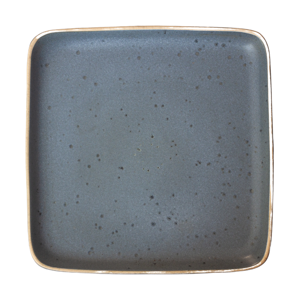 [SZL1951AZ] Fugawa Square Plate Blue 10.5in (27cm)