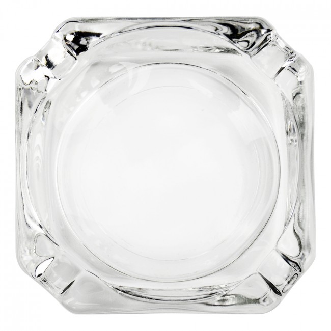 [5143] Heavy base Cenicero Cuadrado 3.75in (9cm)