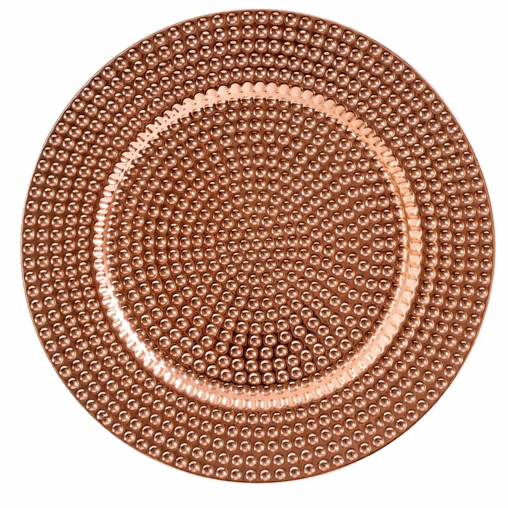 [VT3707R] Lunares Plato Base Rose Gold 13in (33cm)