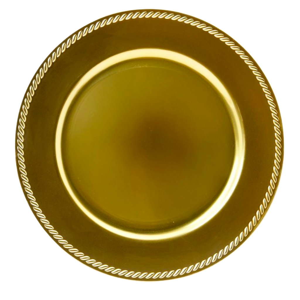 [VT3703D] Malaga Plato Base Dorado 13in (33cm)