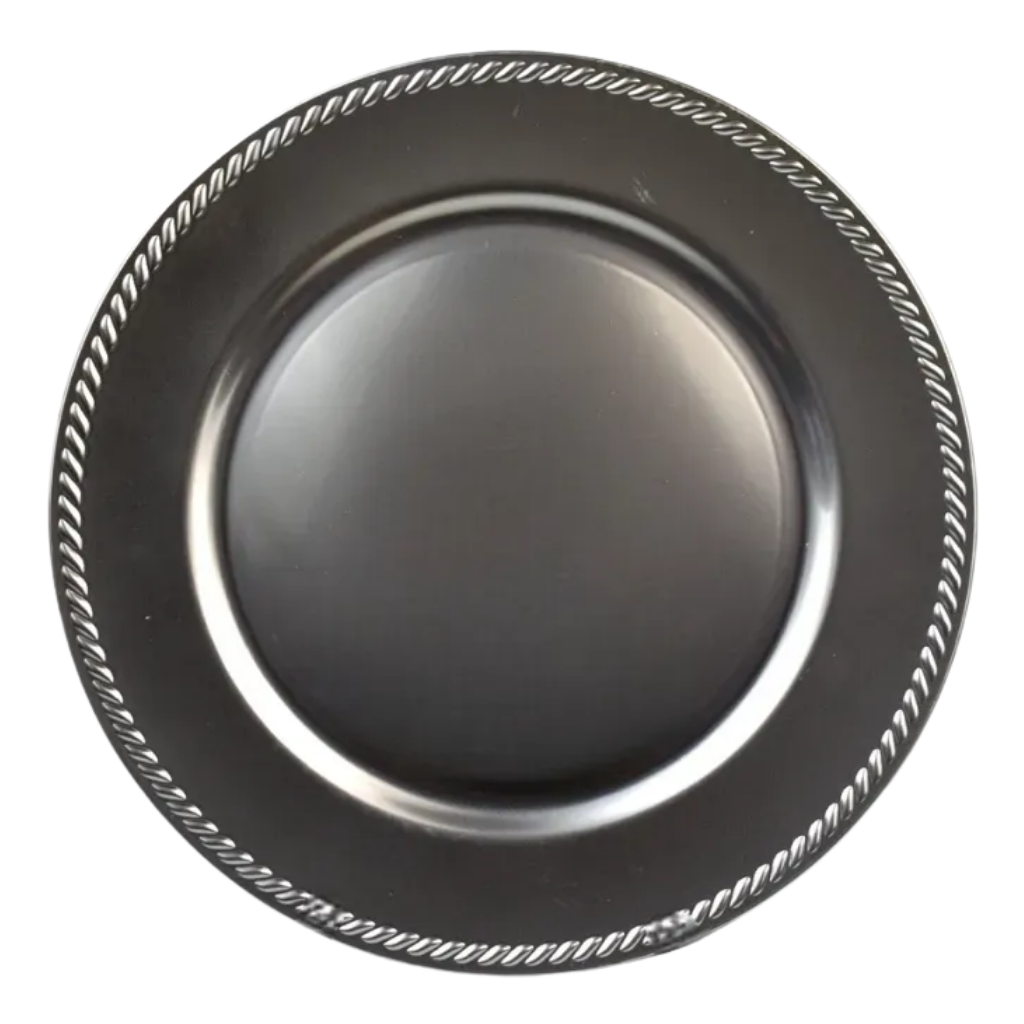 [VT3703P] Malaga Plato Base Plateado 13in (33cm)