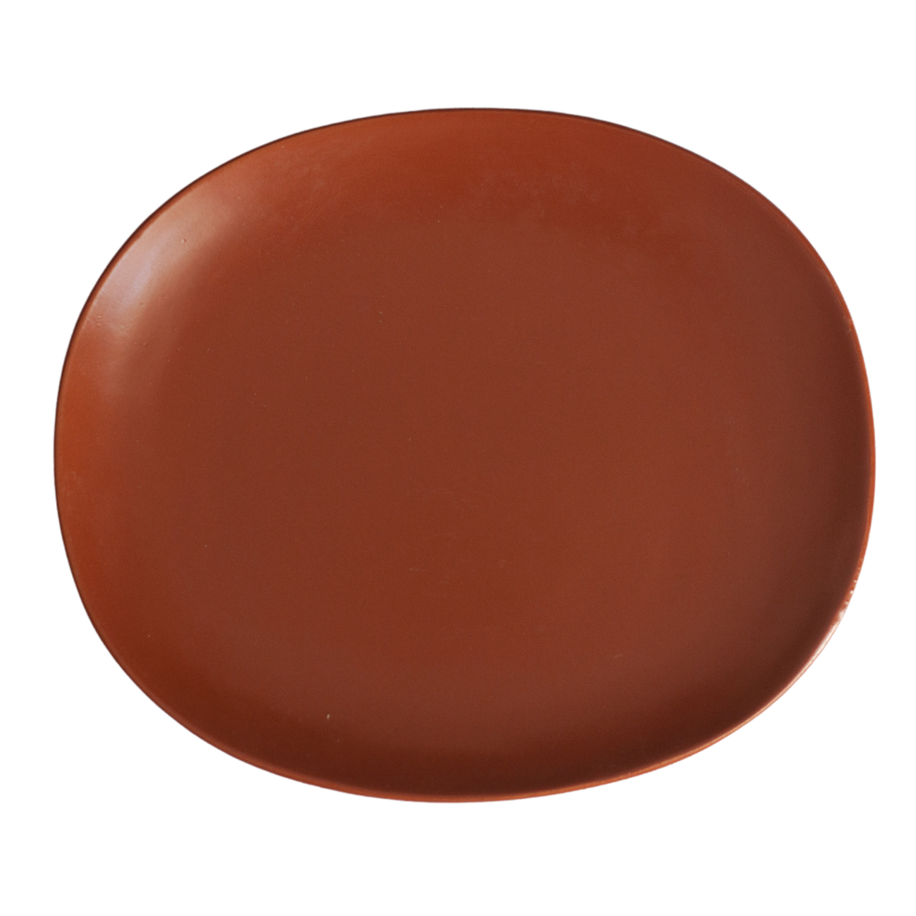 Ovale Platter Clay 12 X 10in (29 X 25cm)