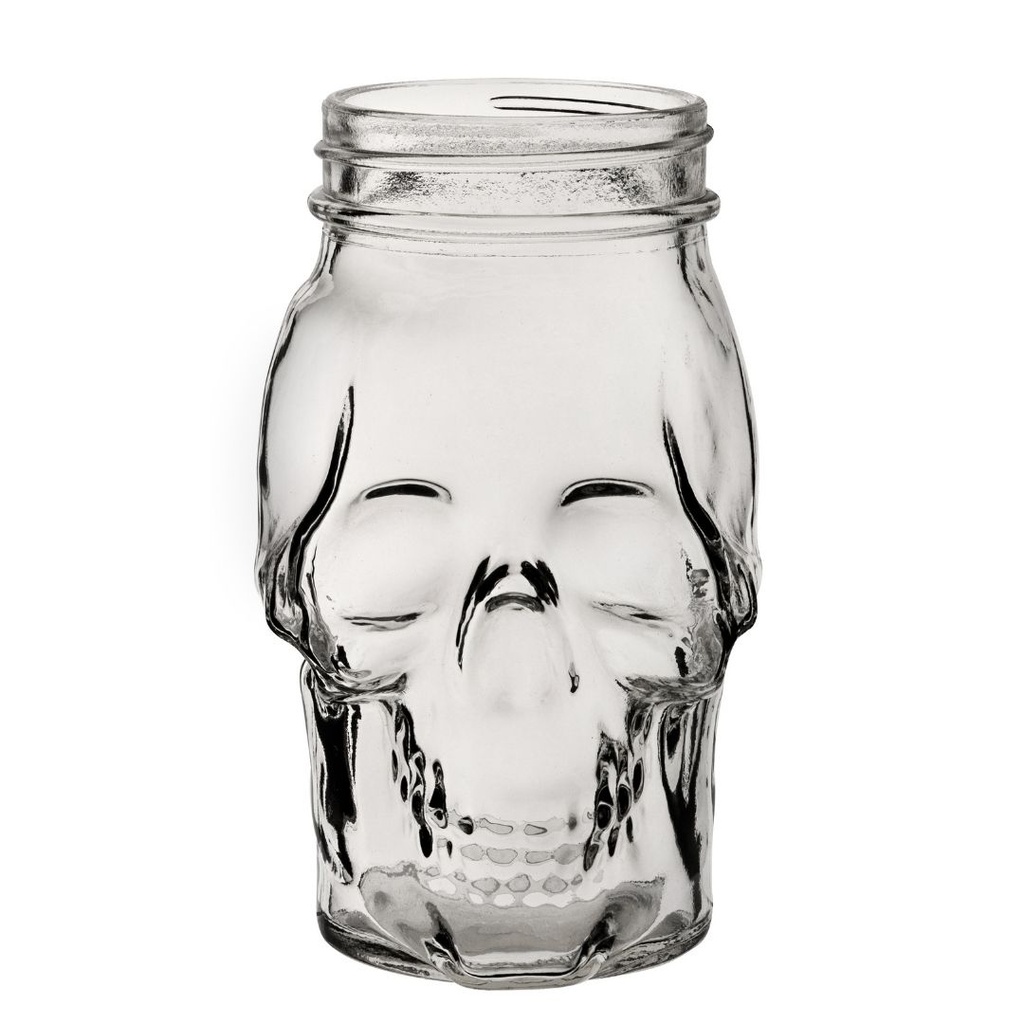 [R98007] Skull Jar 17.5oz (500ml)