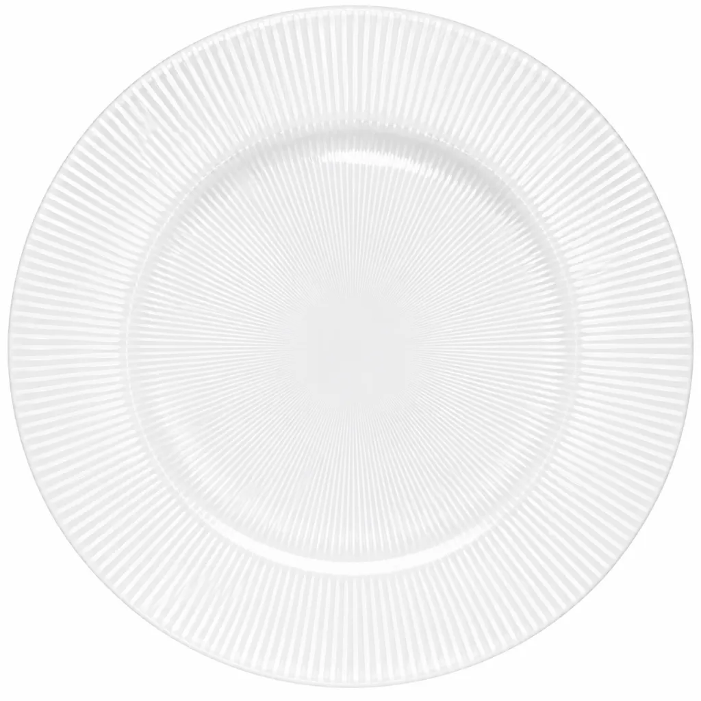 [VT2717T] Venecia Plato Base Vidrio Cristalino 13in (33cm)