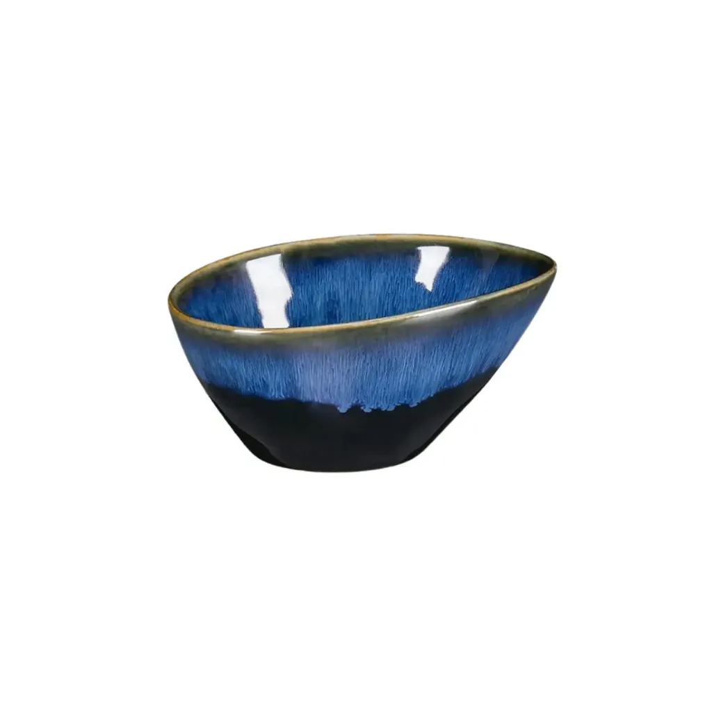 [Q303A2] Doreku Oval Bowl 20oz (600ml) 6.5x5.1x3.5in (16.5x13x8.8cm)