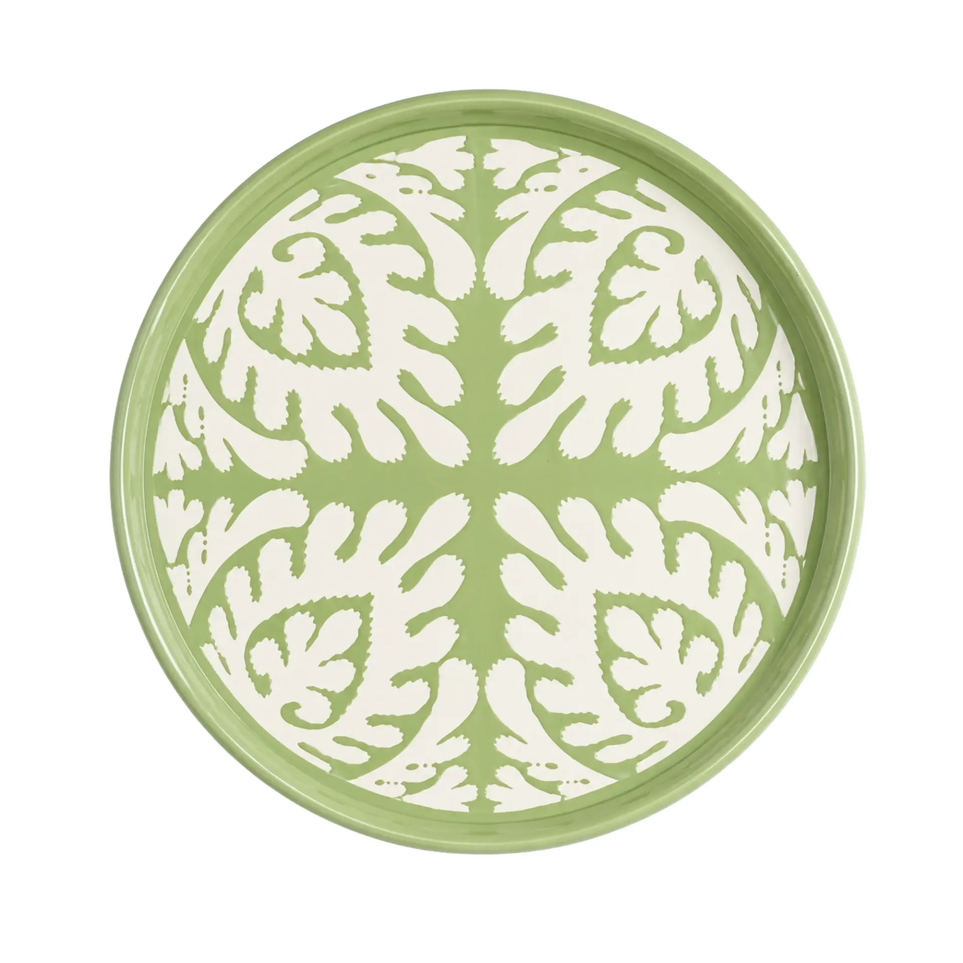 [Q274GRN] Calais Dinner Plate Verde 7.75in (20cm)