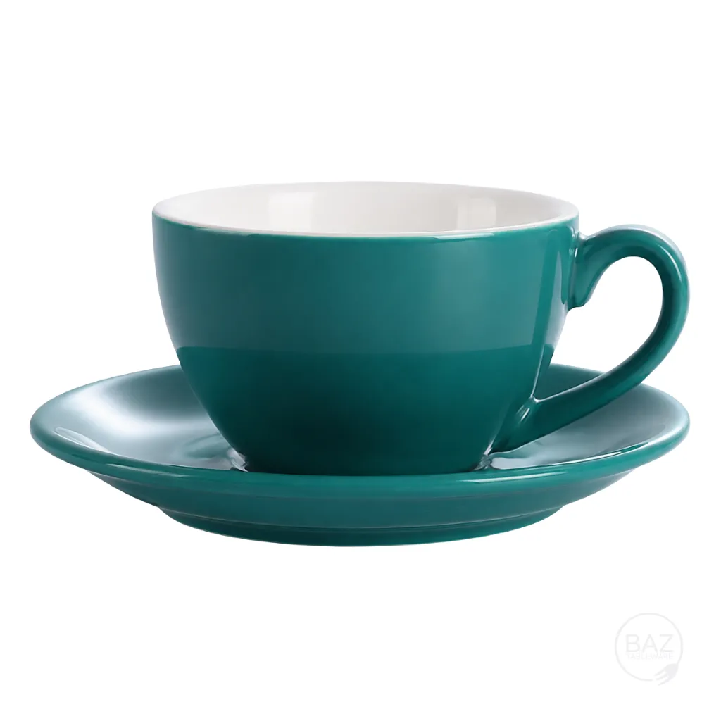 [MUG002V] Barista Latte Cup Verde Aqua 11.15oz (330ml)