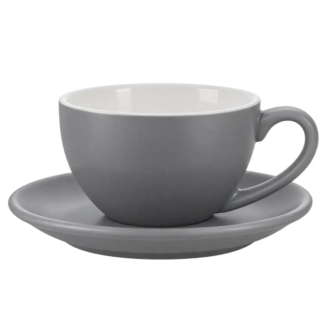 [MUG002G] Barista Latte Cup Gray Mate 11.15oz (330ml)