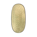 Fiji Oblong Plate Beige 10.25X5in (26X13cm)