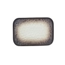 Flow Rectangular Plate Brown 8in (20 X 12cm)