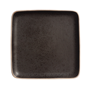 Fugawa Square Plate Black 10.5in (27cm)