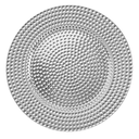 Lunares Plato Base Plata 13in (33cm)