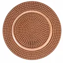 Lunares Plato Base Rose Gold 13in (33cm)