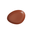 Ovale Plate Clay 9 X 7in (23 X 18cm)