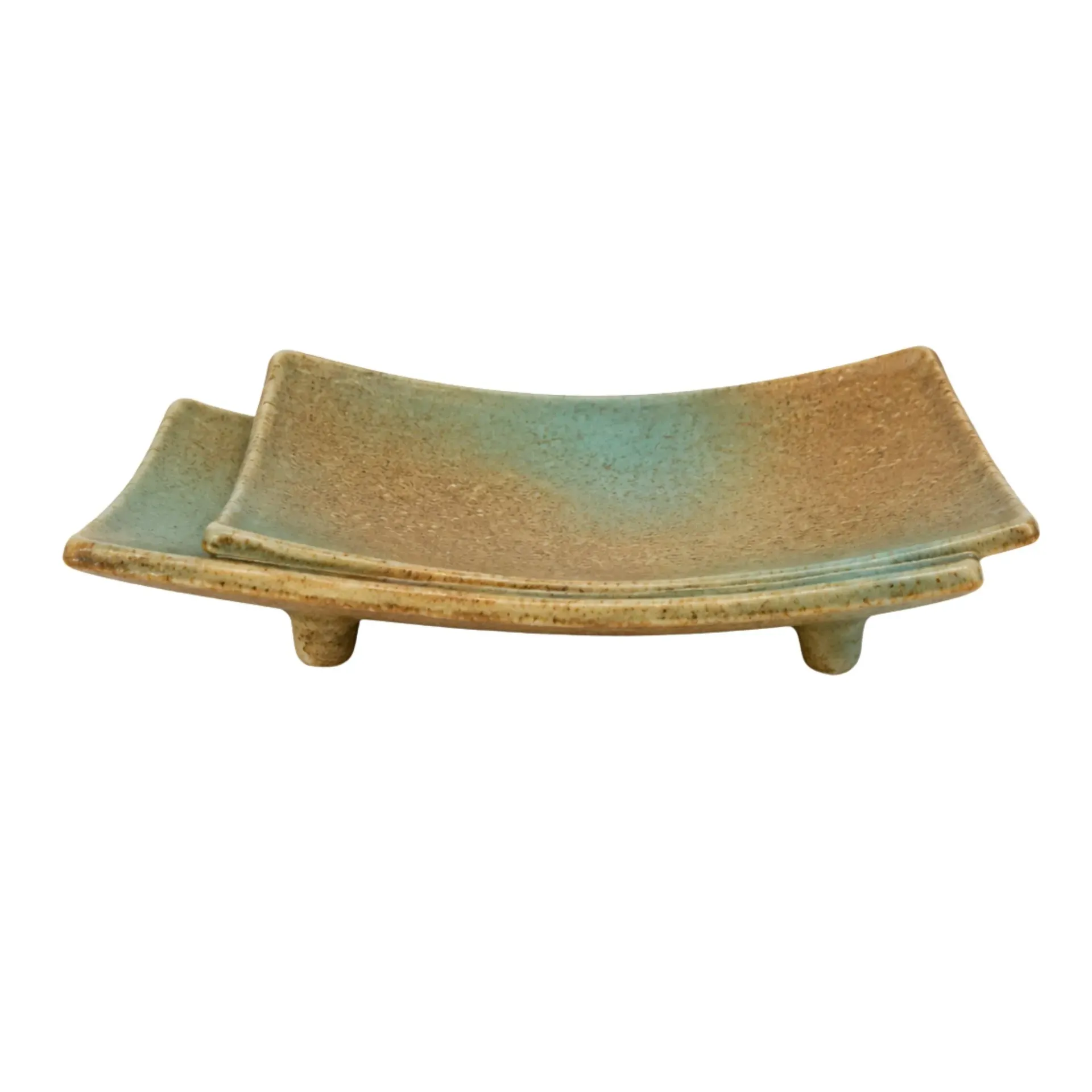 Seafoam Rectangular Plate 7.1x4.7in (18x12cm)